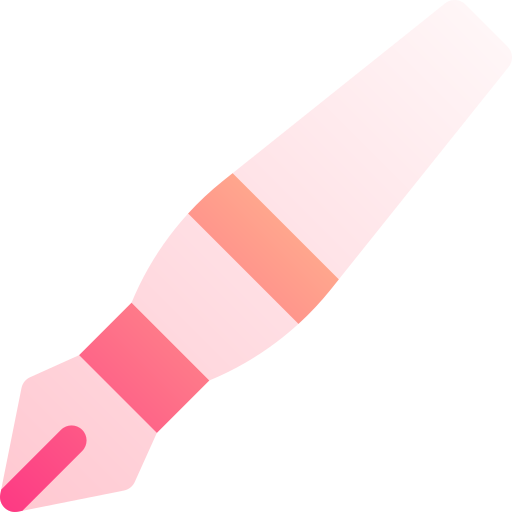 잉크 펜 Basic Gradient Gradient icon