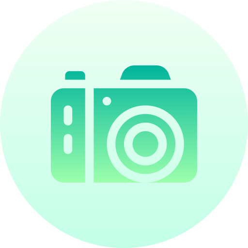 telecamera Basic Gradient Circular icona