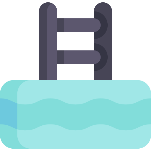 水泳 Kawaii Flat icon