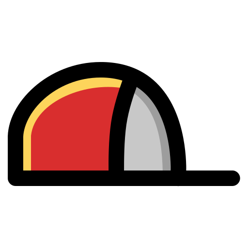 야구 모자 Generic Outline Color icon