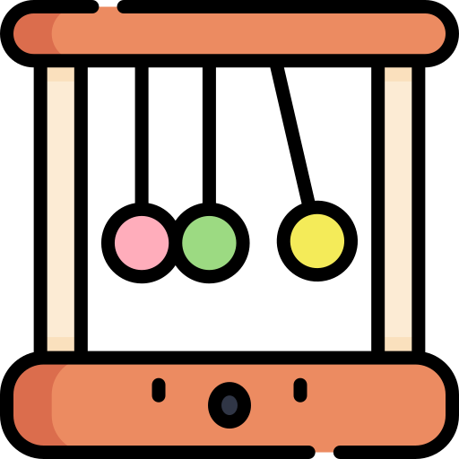 newton-wiege Kawaii Lineal color icon