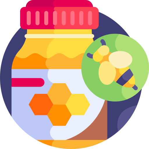 Honey Detailed Flat Circular Flat icon