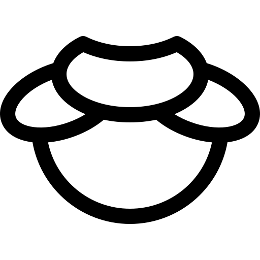 protège cou Basic Rounded Lineal Icône