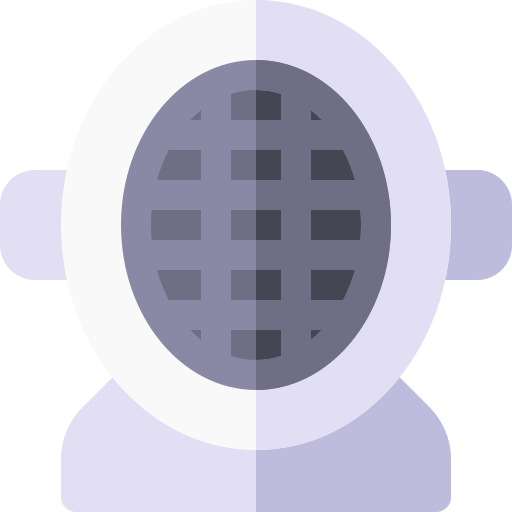 maska do szermierki Basic Rounded Flat ikona