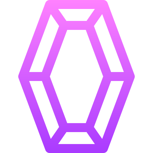 다이아몬드 Basic Gradient Lineal color icon