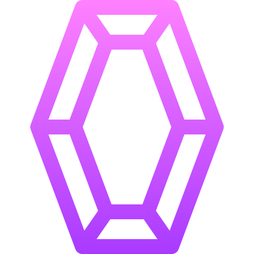 diamante Basic Gradient Lineal color icona