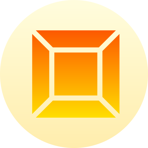 Diamond Basic Gradient Circular icon