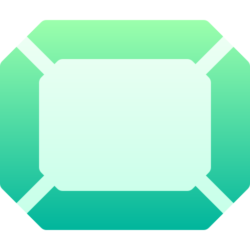 diamante Basic Gradient Gradient icono