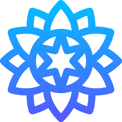 マンダラ Basic Gradient Lineal color icon