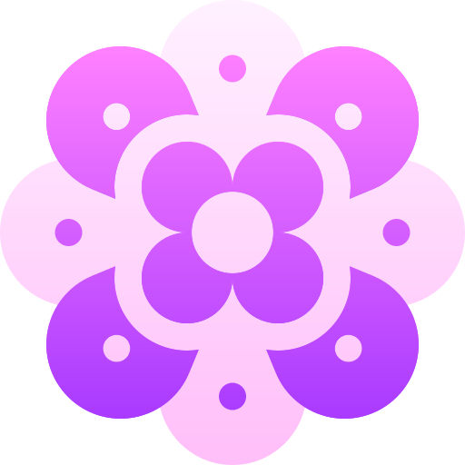 Mandala Basic Gradient Gradient icon
