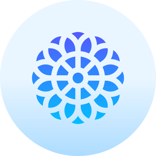 mandalas Basic Gradient Circular icon