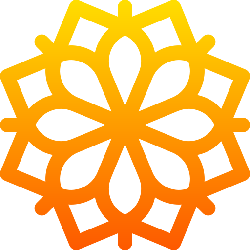 Mandala Basic Gradient Lineal color icon