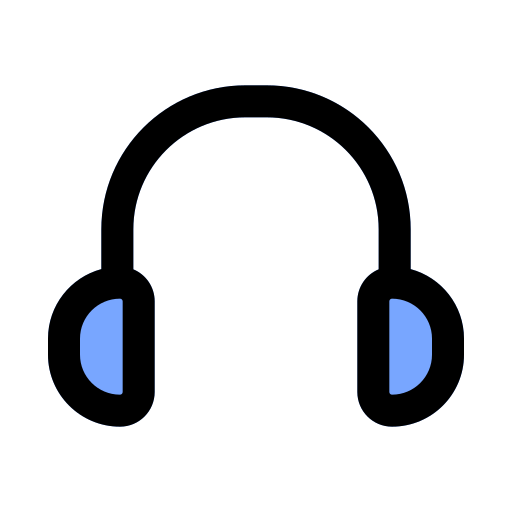 cuffie Generic Outline Color icona