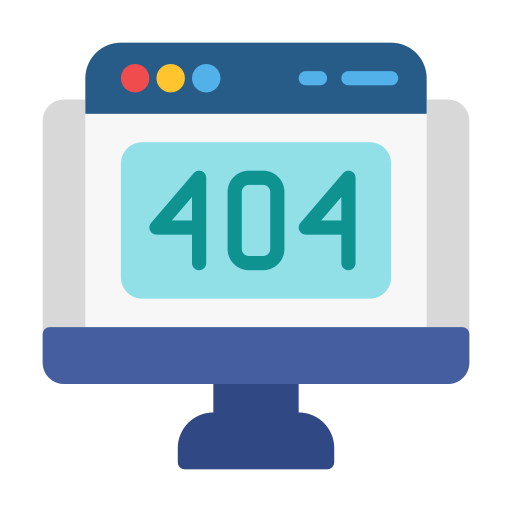 오류 404 Generic Flat icon