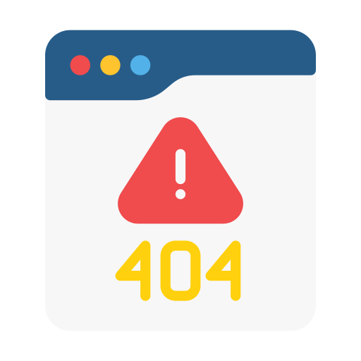 오류 404 Generic Flat icon