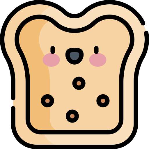 パン Kawaii Lineal color icon