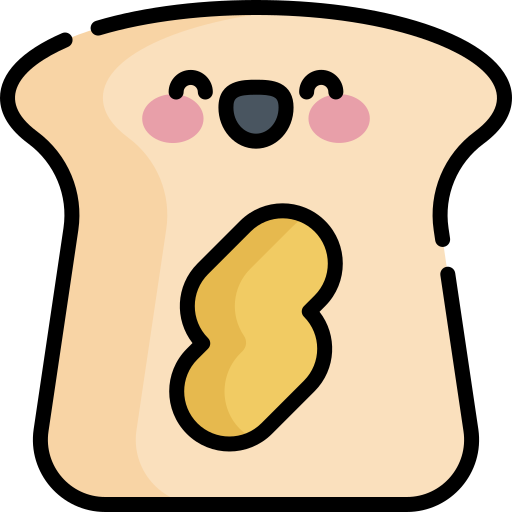 Bread Kawaii Lineal color icon
