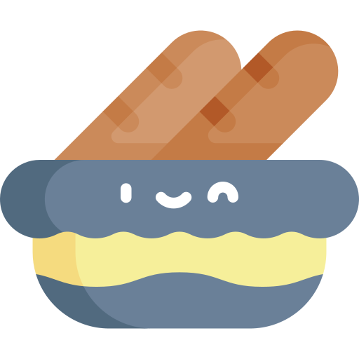 Bread Kawaii Flat icon