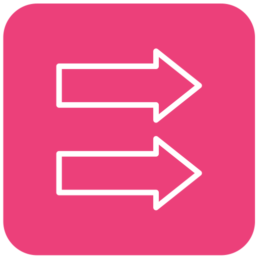 Double arrow Generic Flat icon