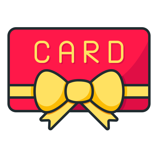 기프트 카드 Generic Outline Color icon