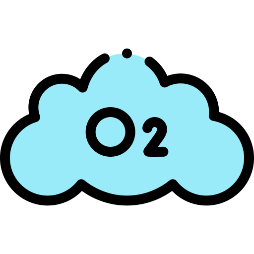 O2 Detailed Rounded Lineal color icon