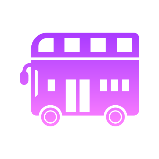 autobús Generic Flat Gradient icono