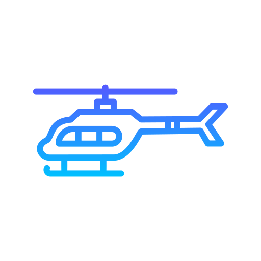 Helicopter Generic Gradient icon