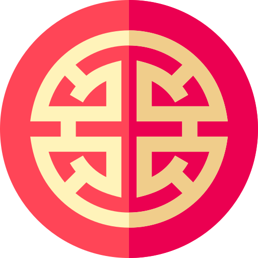 símbolo chino Basic Straight Flat icono