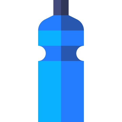 бутылка с водой Basic Straight Flat иконка
