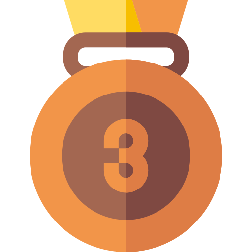 medal Basic Straight Flat ikona