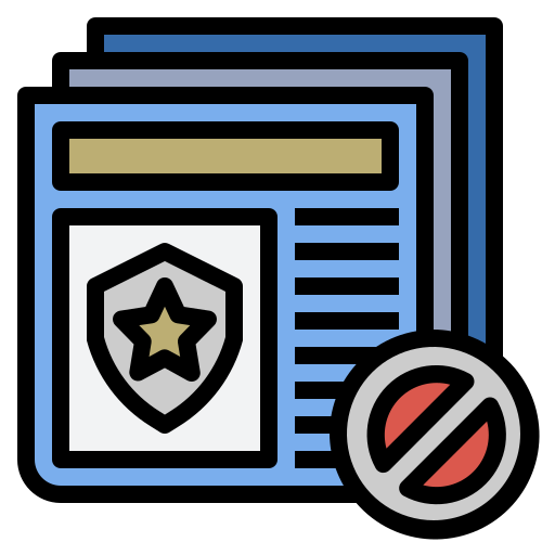 Crime news Generic Outline Color icon