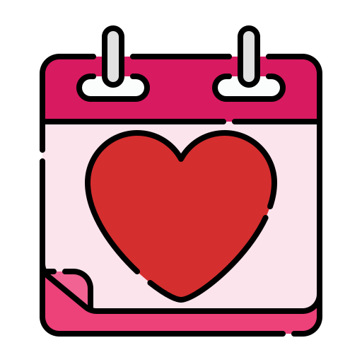 День святого Валентина Generic Outline Color иконка