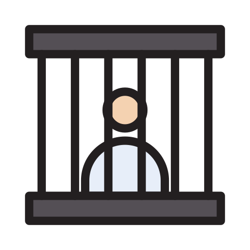 교도소 Vector Stall Lineal Color icon
