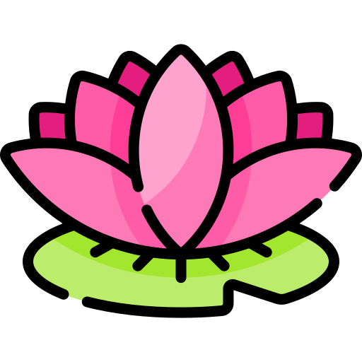 Lotus flower Special Lineal color icon