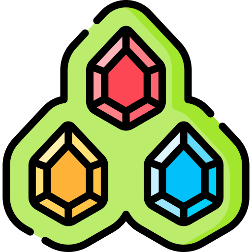 Three jewels Special Lineal color icon