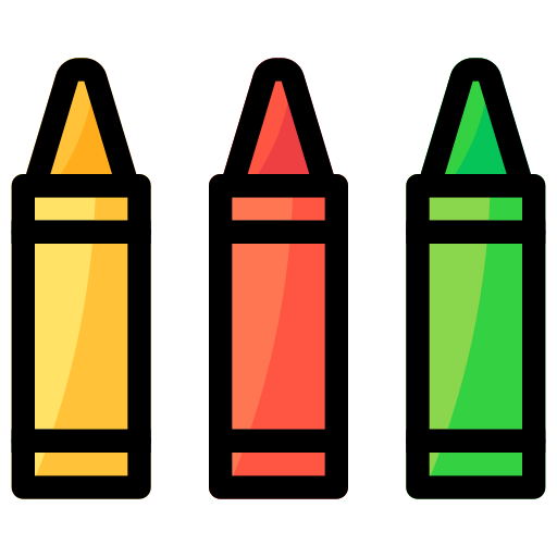 크레용 Generic Outline Color icon