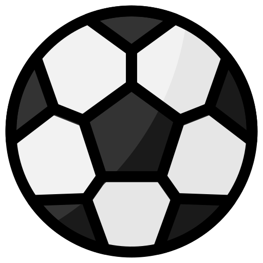 Футбольный мяч Generic Outline Color иконка
