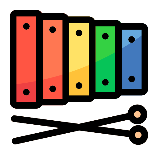 木琴 Generic Outline Color icon