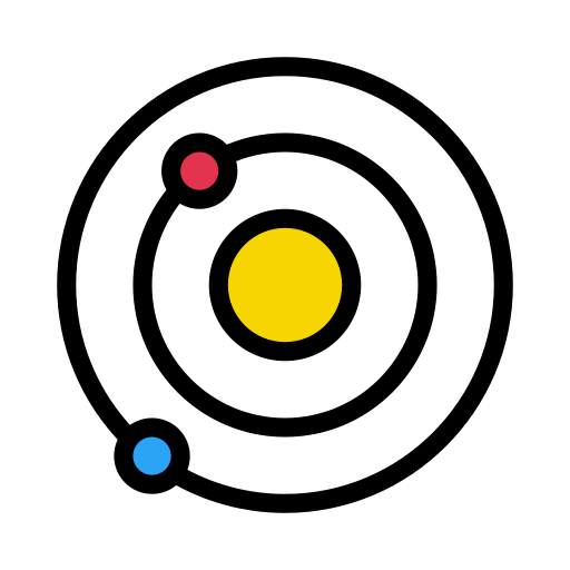 orbita Vector Stall Lineal Color ikona