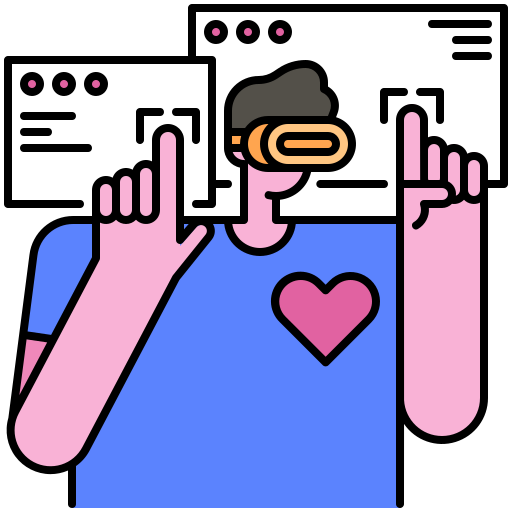 Virtual reality Generic Outline Color icon