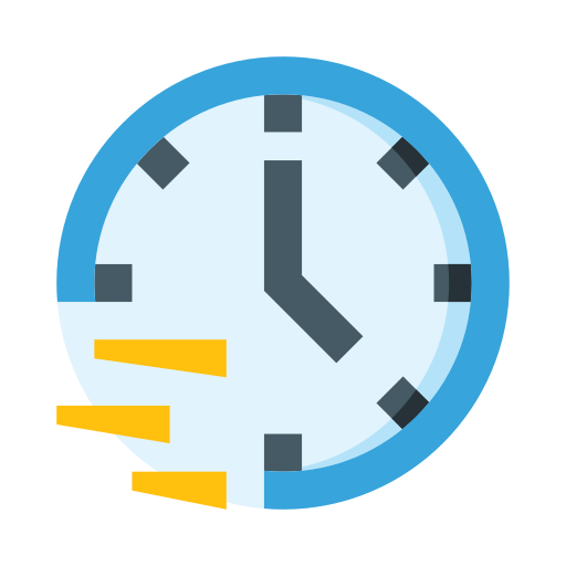 Time edt.im Lineal color icon