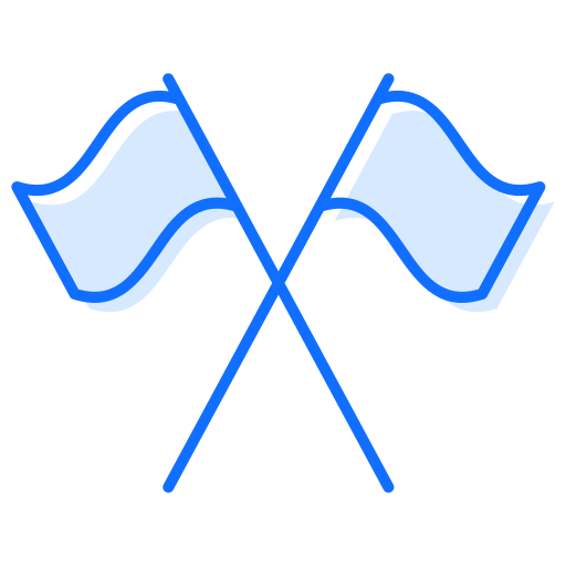 vlaggen Generic Blue icoon
