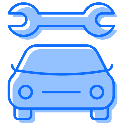 riparazione auto Generic Blue icona