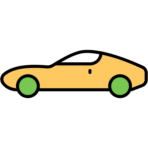 レーシングカー Generic Outline Color icon