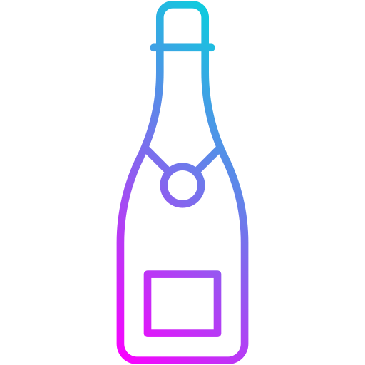 szampan Generic Gradient ikona