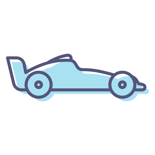 Race car Generic Color Omission icon