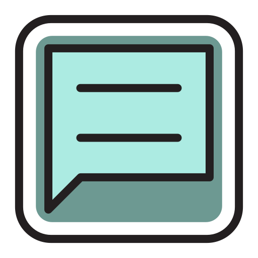 Message Generic Outline Color icon