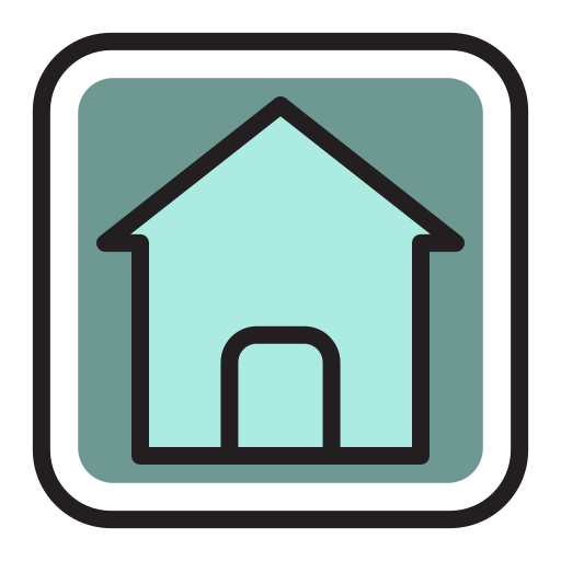 casa Generic Outline Color icono