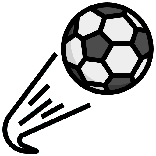 fußball Generic Outline Color icon