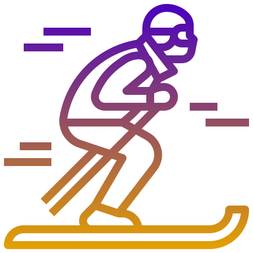 narciarstwo Generic Gradient ikona